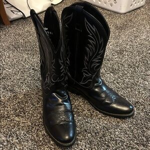 Laredo Women's Black Leather Boots